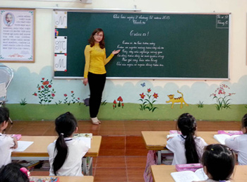 Tổ chức cho sinh viên năm thứ nhất dự giờ của giáo viên tại trường tiểu học, năm học 2015 – 2016