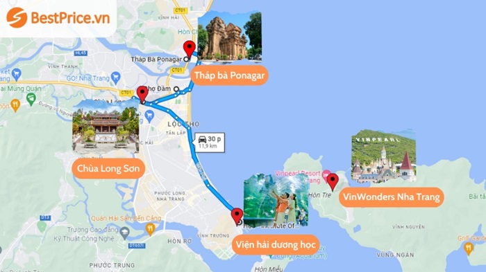 Các điểm đến hấp dẫn trong tour du lịch Nha Trang của BestPrice